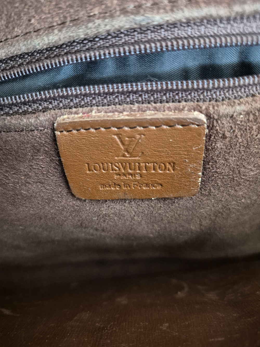 Very Vintage Louis Vuitton Brown Monogram Canvas Satchel Made In France - Picture 5 of 16